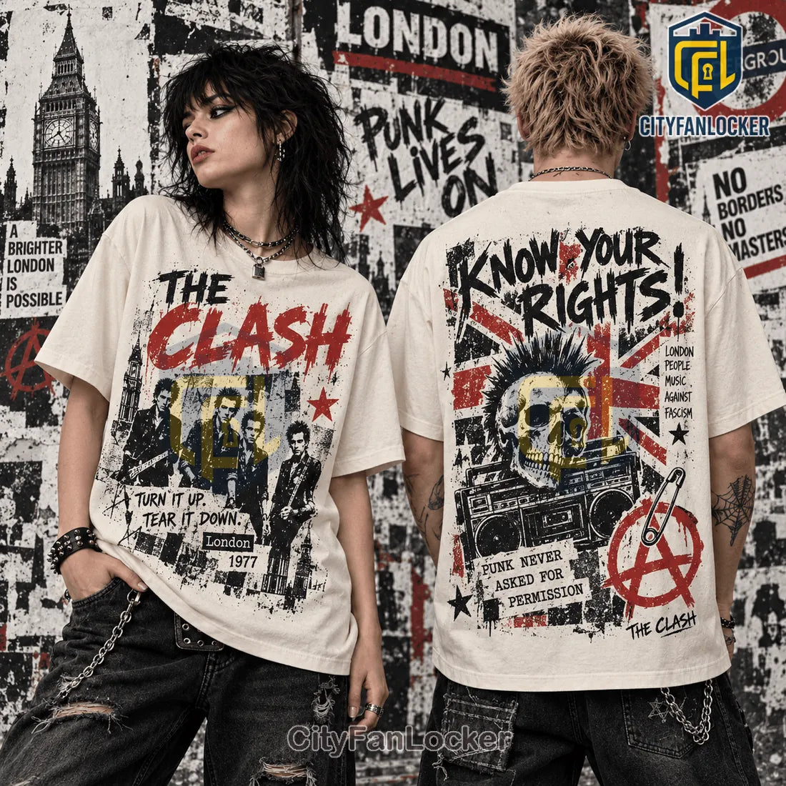 The Clash Know Your Rights Punk T-Shirt