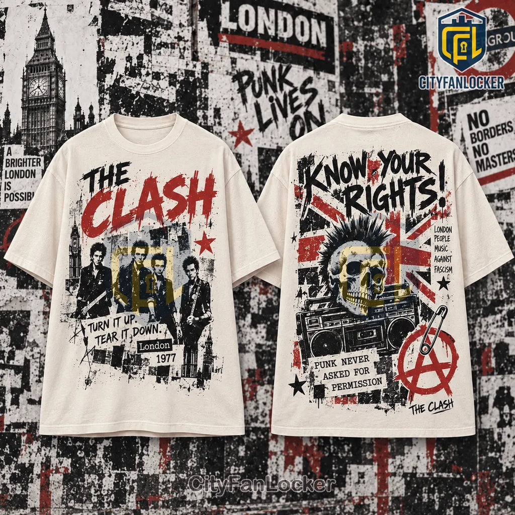 The Clash Know Your Rights Punk T-Shirt