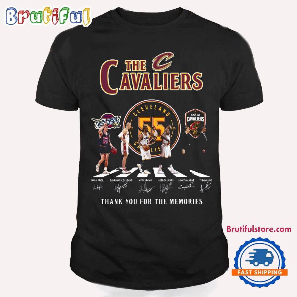The Cleveland Cavaliers 55th Anniversary 1970-2025 T Shirts