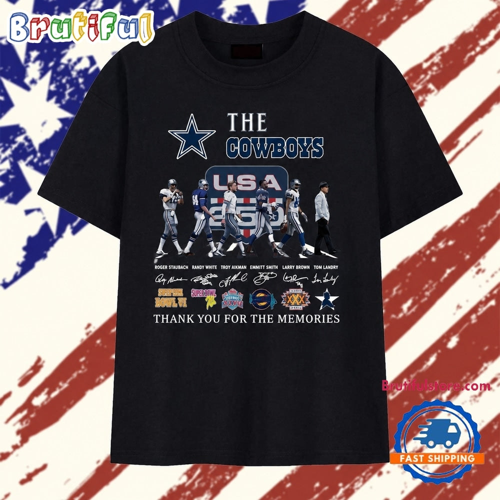 The Cowboys Legends Signatures Abbey Road Graphic T Shirt