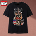The Dandelion Tour Acoustic Guitar Photo Collage Graphic T Shirt, Music 2D Shirt