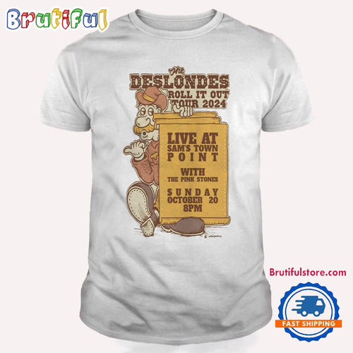 The Deslondes Sam’s Town Point Austin TX Oct 20th 2024 T Shirt