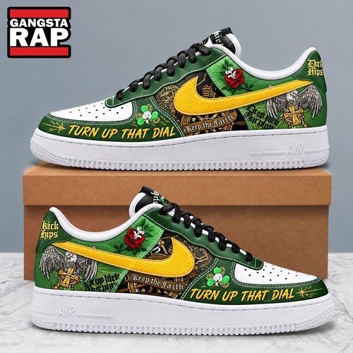 The Dropkick Murphys Turn Up That Dial Air Force 1 Shoes , Music Air Force 1 Shoes