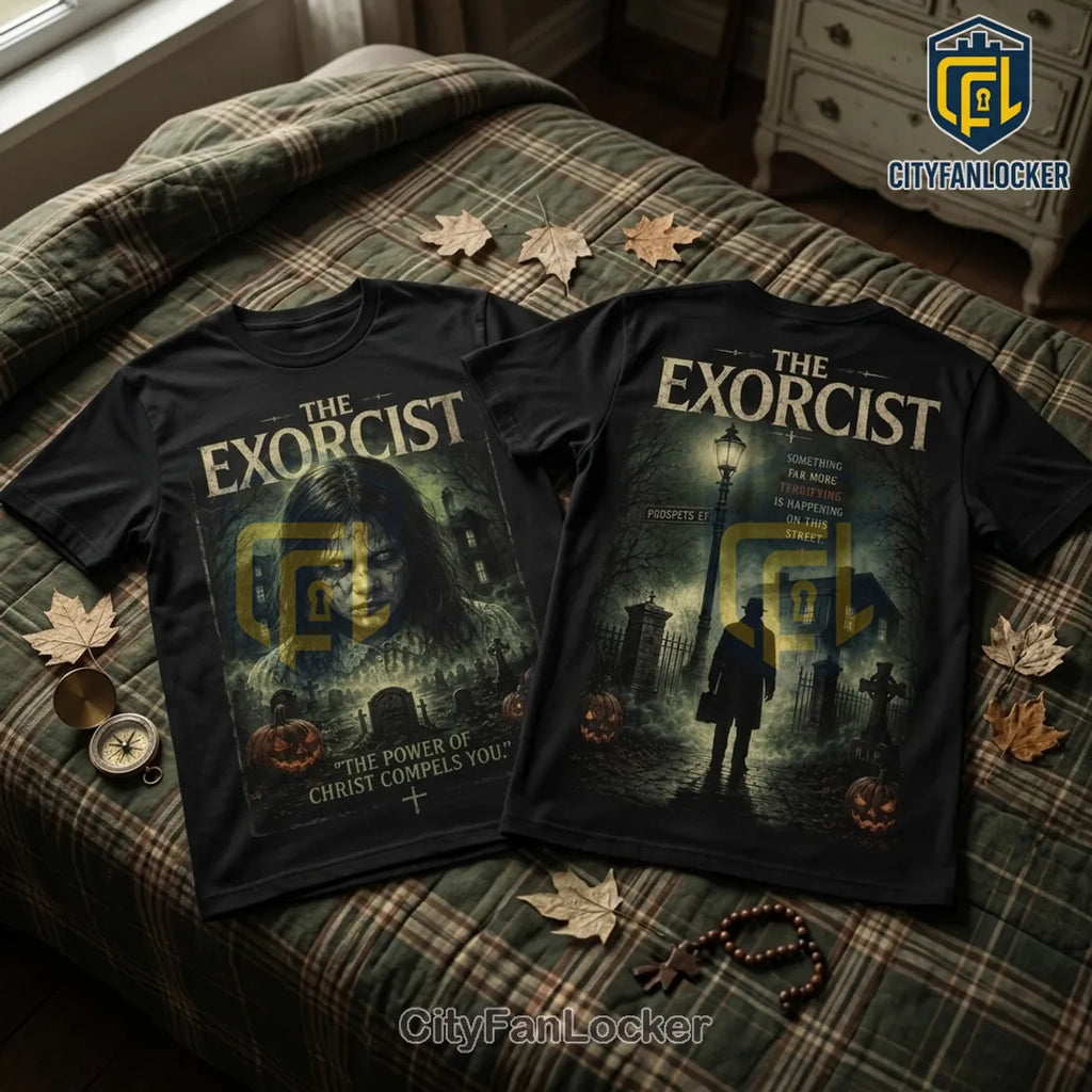 The Exorcist Horror Halloween Black T-Shirt 2026