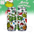 The Grinch x Christmas Can Shaped Tumbler
