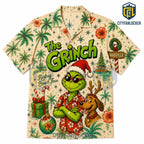 The Grinch Resting Beach Face Hawaiian Shirt 2026