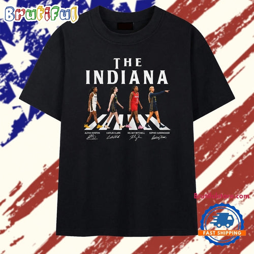 The Indiana WNBA Stars Abbey Road Signatures 2026 T Shirt