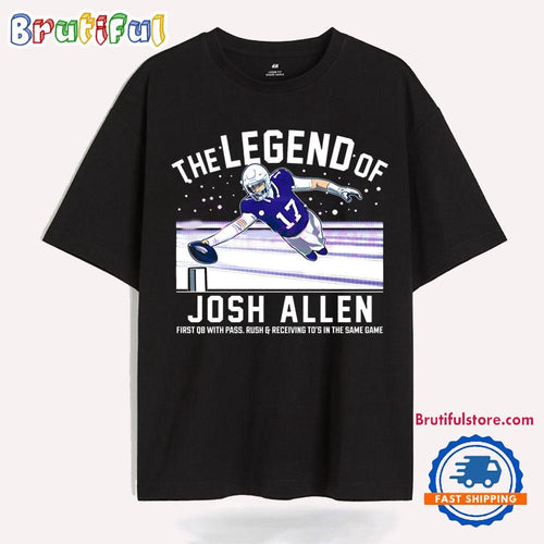 The Legend Of Josh Allen Bills Football T Shirt