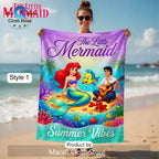 The Little Mermaid Disney Ariel & Friends Summer Vibes Beach Towel