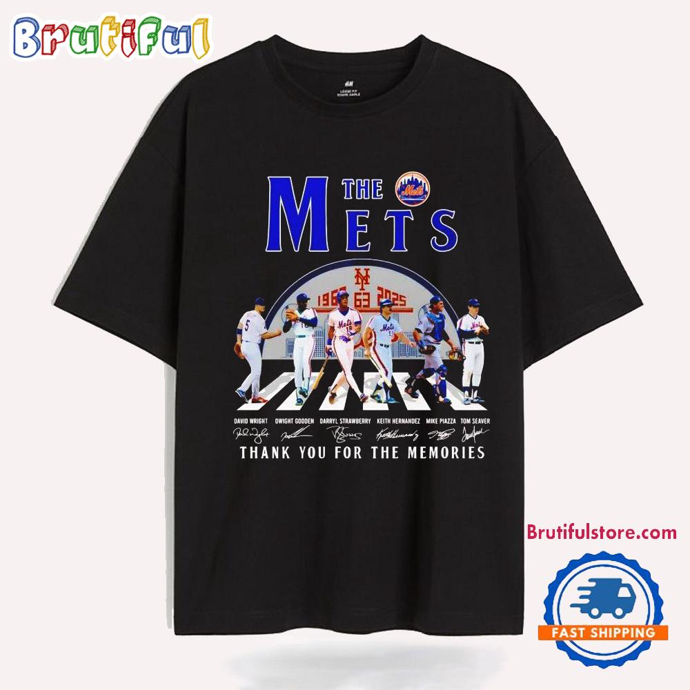 The New York Mets 63 Years 1962 2025 Thank You for the Memories T Shirt