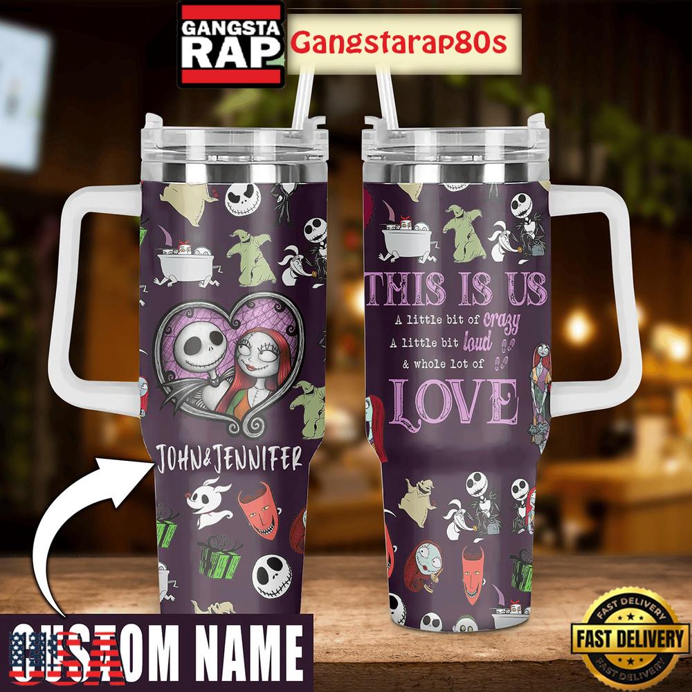 The Night Before Christmas Love Valentine Personalized Tumbler Cup 40oz