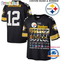 The Pittsburgh Steelers 6 Time Super Bowl Champions 2025 Football Jersey