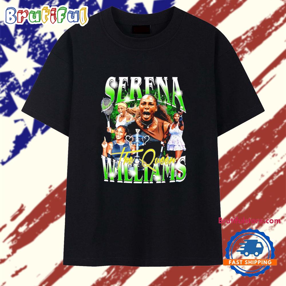 The Queen Serena Williams Picture Collage T Shirt