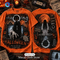The Ring Movie Halloween Horror Orange Shirt