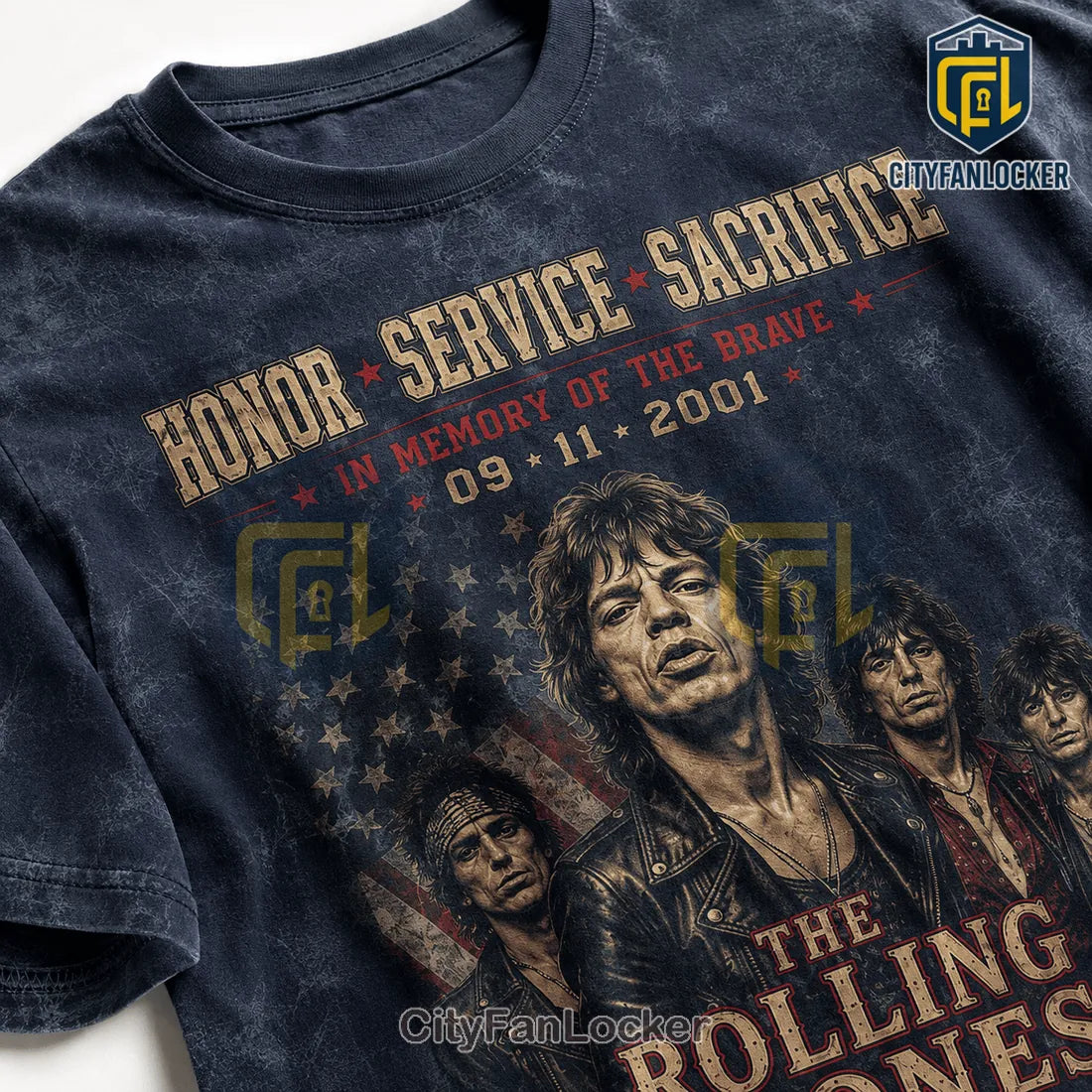 The Rolling Stones 9/11 Remembrance Tribute T-Shirt