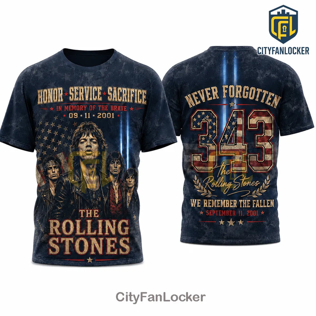 The Rolling Stones 9/11 Remembrance Tribute T-Shirt