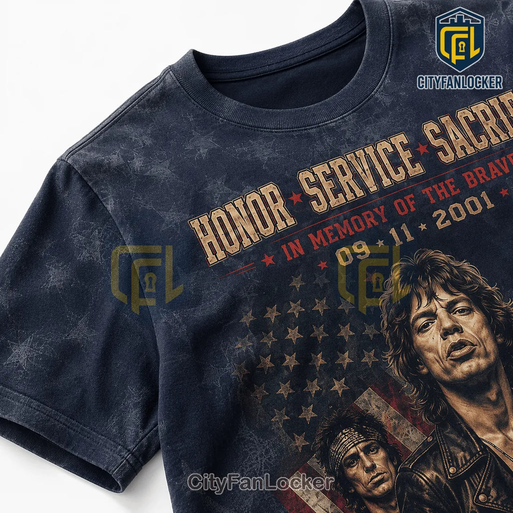 The Rolling Stones 9/11 Remembrance Tribute T-Shirt