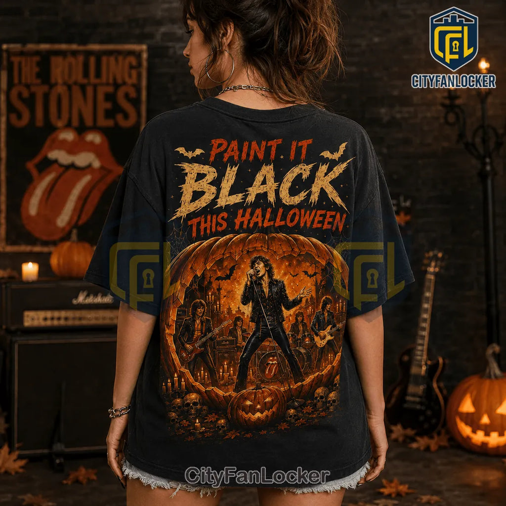 The Rolling Stones Paint It Black Halloween Shirt