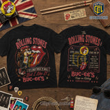 The Rolling Stones x Buc-ees Vintage Mascot Black Shirt