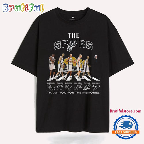 The San Antonio Spurs Thank You For The Memories T Shirt