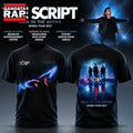 The Script Man In The Arena Tour 2026 Graphic Design T Shirt