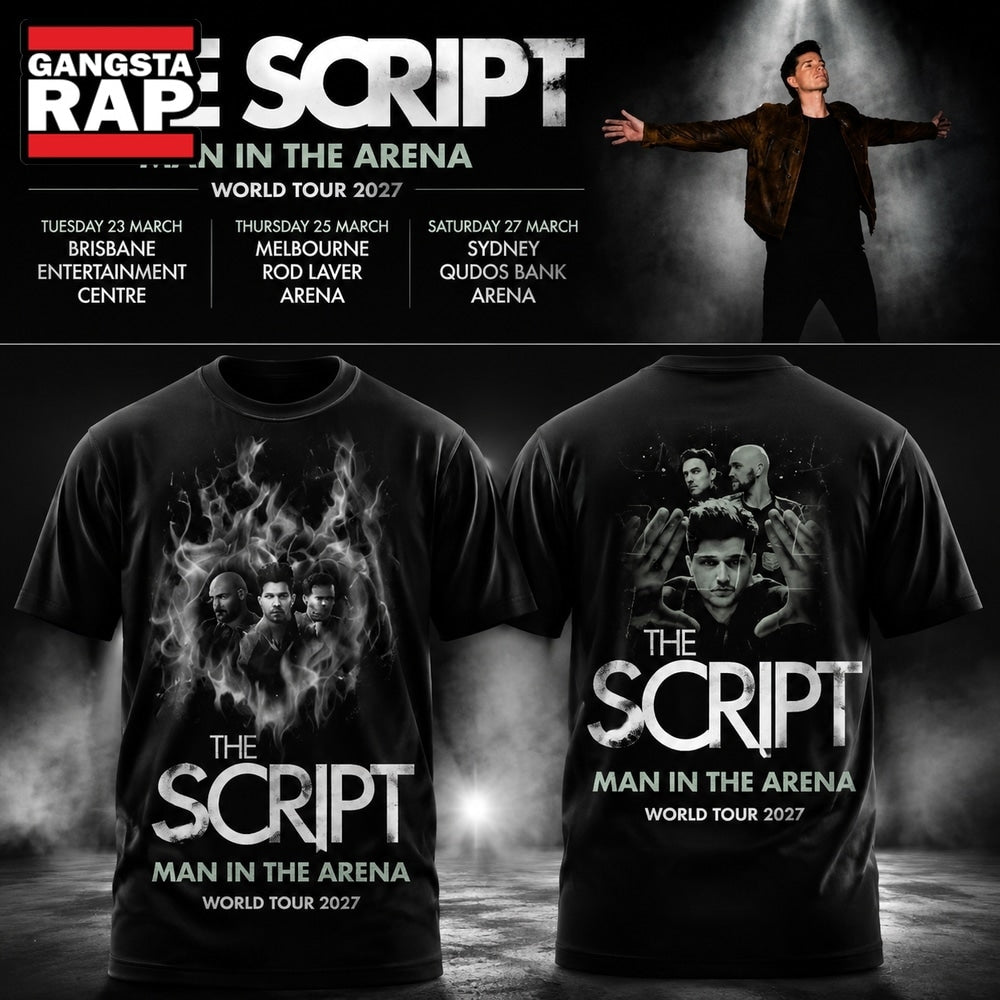 The Script Man In The Arena Tour 2026 Limited Edition T Shirt