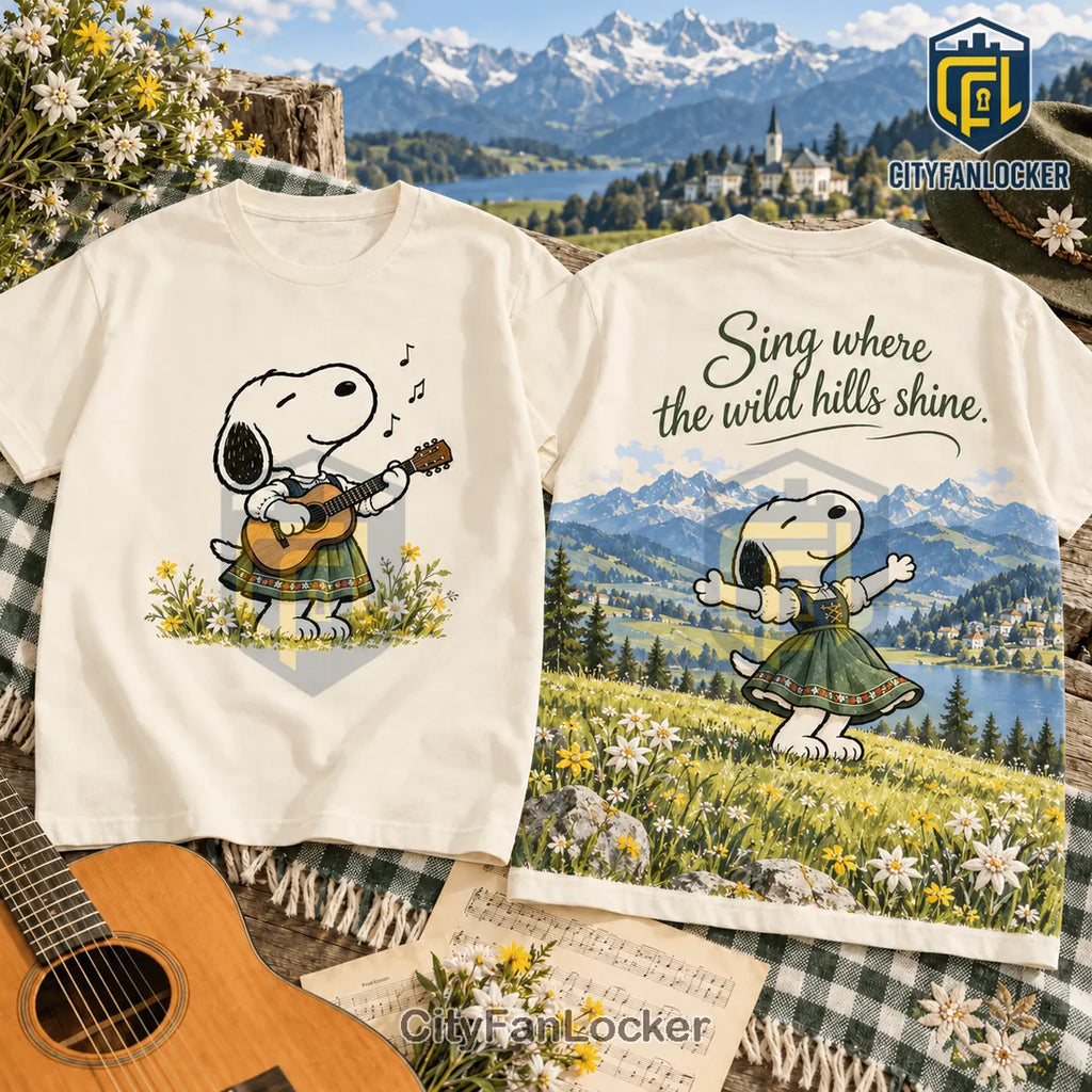 The Sound of Music Snoopy Alpine Shirt