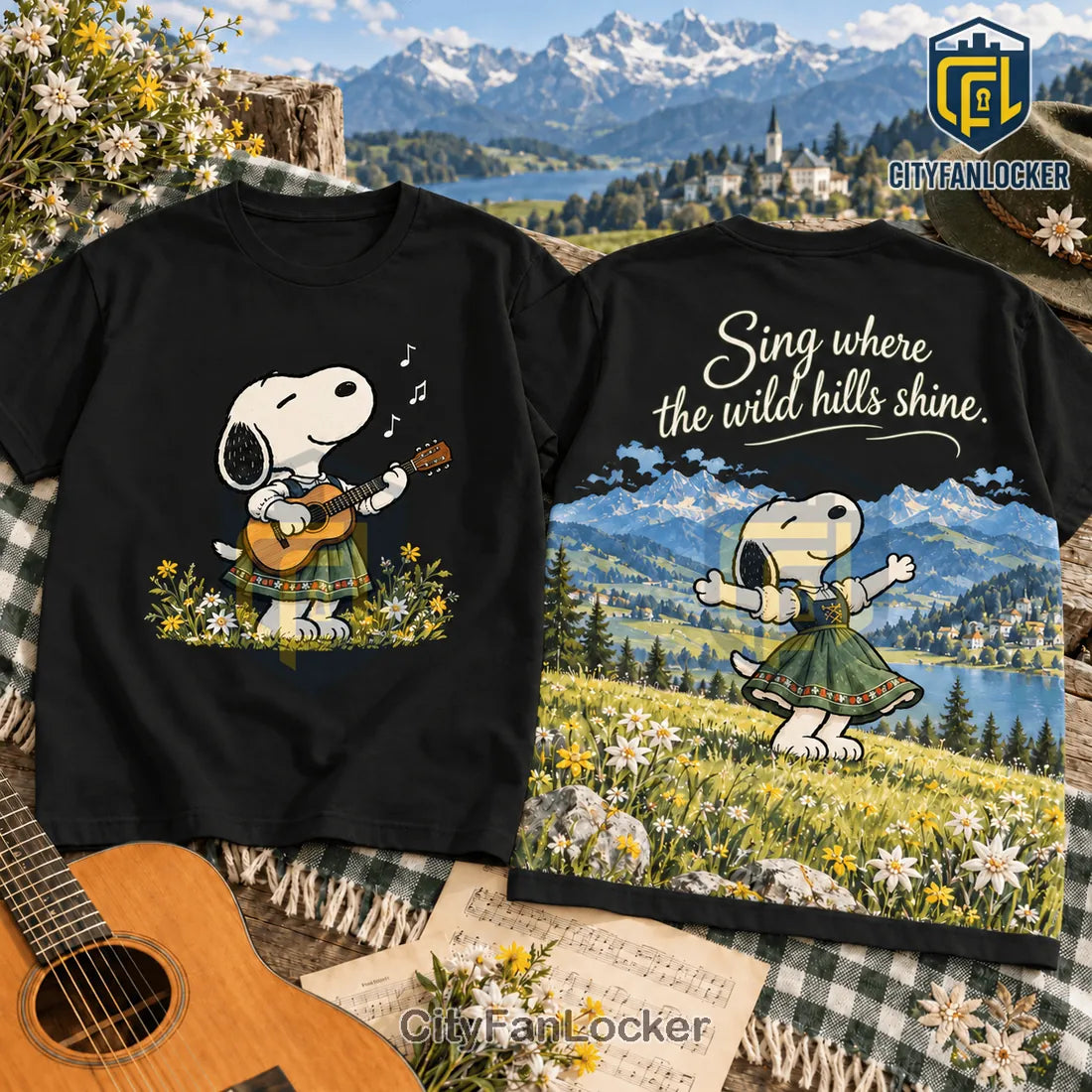The Sound of Music Snoopy Alpine Shirt