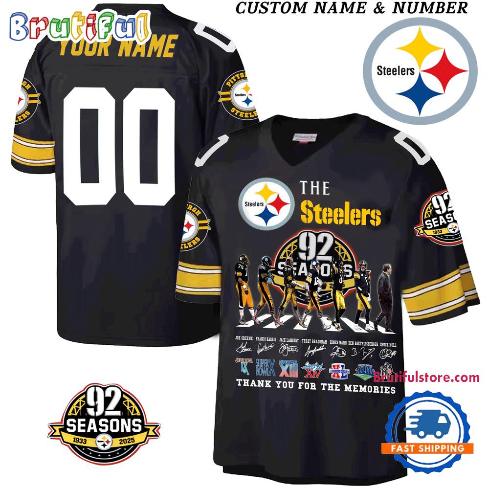 The Steelers 92nd Anniversary 1933-2025 Football Jersey