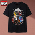 The Strokes Band Guitar Album Art Collage Vintage Graphic T Shirt, Music 2D Shirt