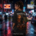 The Terminator No Flesh No Fear Halloween T-Shirt