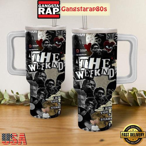 The Weeknd Starboy Fan Tumbler Cup 40oz