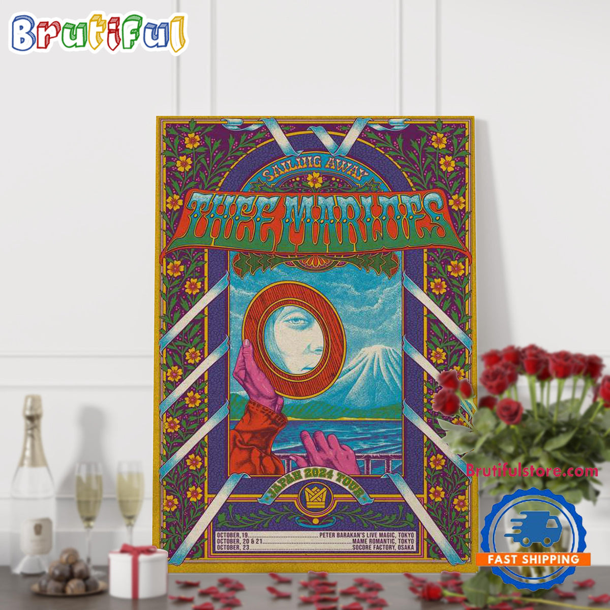 Thee Marloes Japan 2024 Tour Tokyo Osaka Poster Canvas Art
