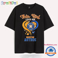 This Girl Loves Her Houston Astros Heart Diamond T Shirt
