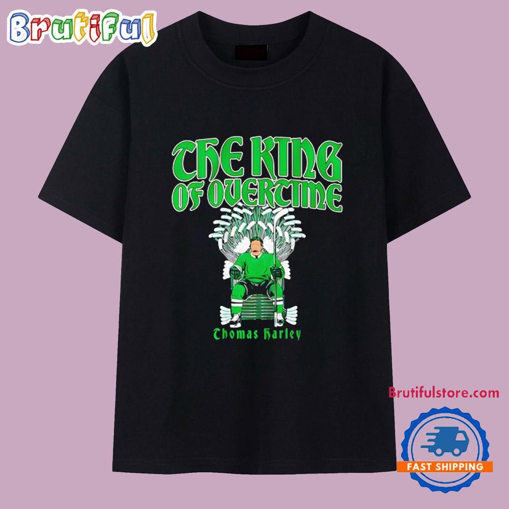 Thomas Harley Dallas Stars The King of Overtime T Shirt