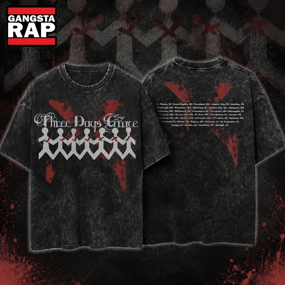 Three Days Grace Alienation 2026 North America Tour T Shirt