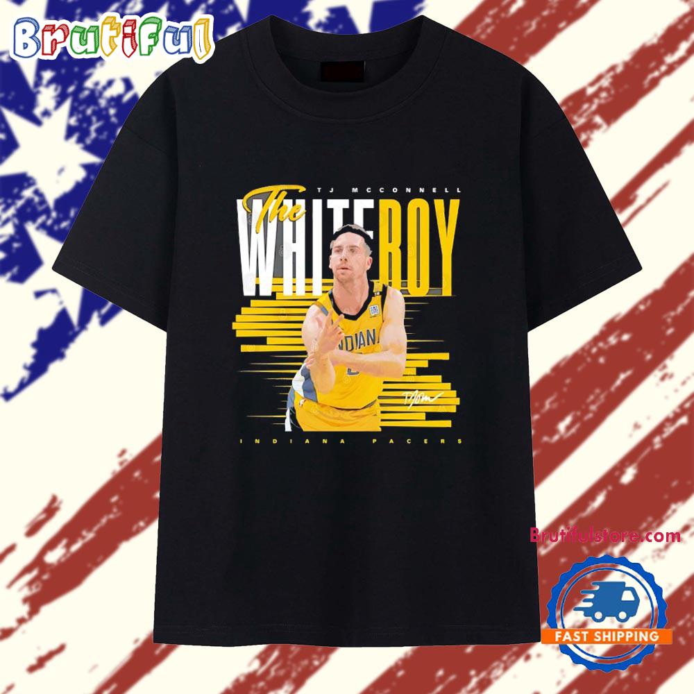 TJ McConnell Indiana Pacers The White Boy signature T Shirt