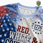 Toby Keith Patriotic Red White and Country 1776 Graphic T-Shirt