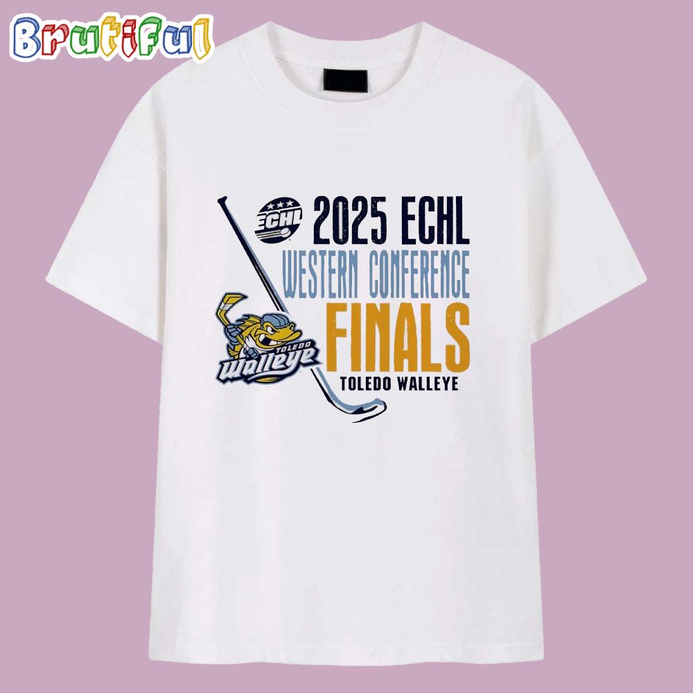 Toledo Walleye 2025 ECHL Western Conference Finals T Shirt