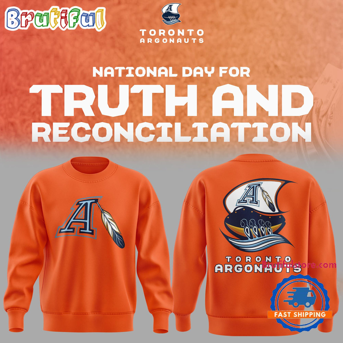 Toronto Argonauts Truth And Reconciliation Limited Hoodie T-Shirt