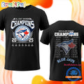 Toronto Blue Jays 2025 AL East Division Champion 2 Slide T Shirt