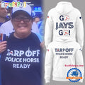 Toronto Blue Jays 2025 MLB Tarp Off Police Horse Ready White Hoodie