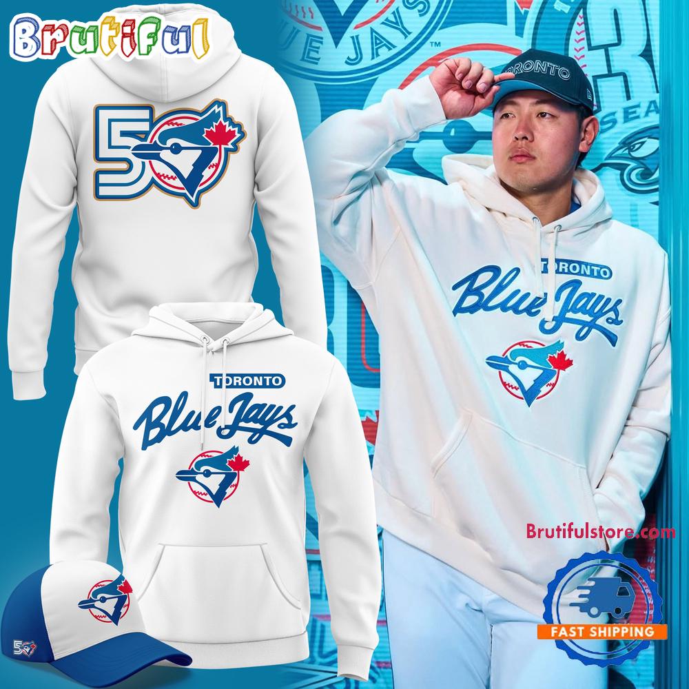 Toronto Blue Jays 50th Season Merch Limited Edition Hoodie T-Shirt