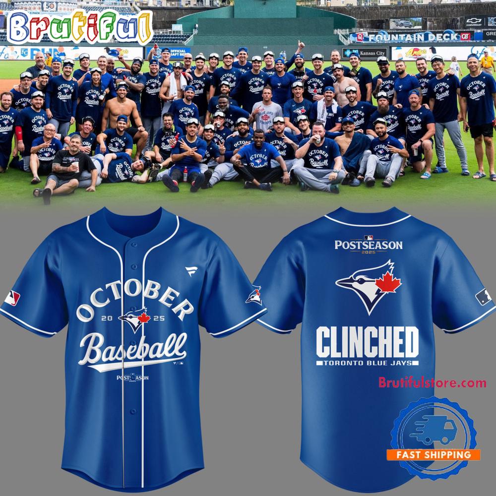 Toronto Blue Jays October Baseball Postseason 2025 Jersey Shirt
