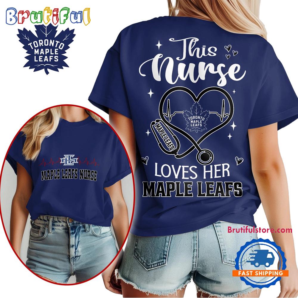 Toronto Maple Leafs NHL Nurse Appreciation Month Unisex All Over Print T Shirt