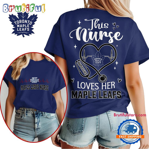 Toronto Maple Leafs NHL Nurse Appreciation Month Unisex All Over Print T Shirt
