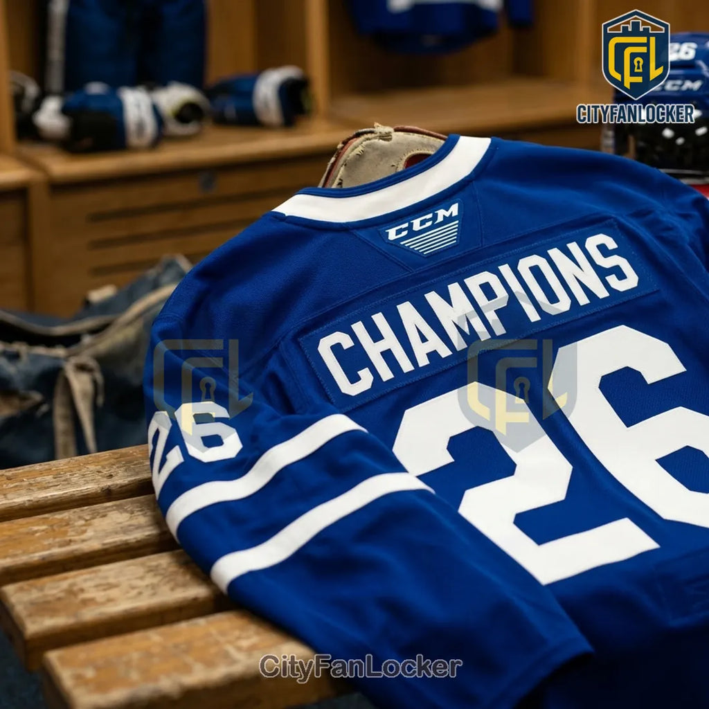 Toronto Marlies AHL 2026 Calder Cup Champions Hockey Jersey