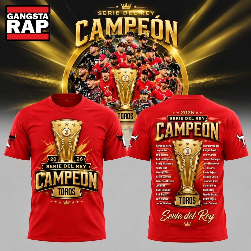 Toros de Tijuana EL GRITO DE CAMPEON RETUMBA EN LA FRONTERA 2026 Red T Shirt