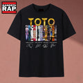 TOTO Band Graphic Discography Cast Signatures Rock T Shirt, Music 2D Shirt