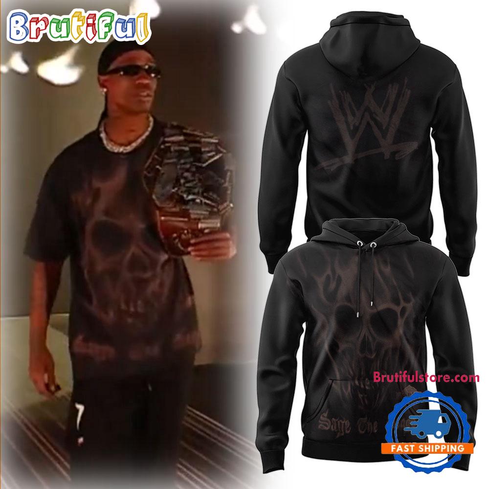 Travis Scott x W.W.E 2025 Hoodie Shirt